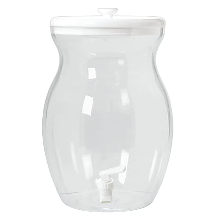 Amscan Plastic Beverage Dispenser, 13-3/4" x 8", Clear
