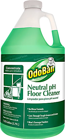 OdoBan Professional Series No-Rinse Neutral pH Floor Cleaner Concentrate, 1 Gallon