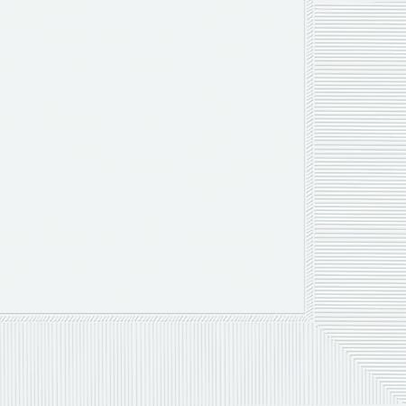 Amscan Lunch Napkins, 6-1/2" x 6-1/2", Frosty White, 100 Napkins Per Pack, Case Of 4 Packs
