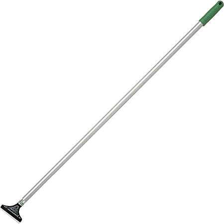 Unger 4" Light-duty Scraper - 4" Carbon Steel Blade - 48" Handle - Light Duty, Ergonomic Handle - Gray