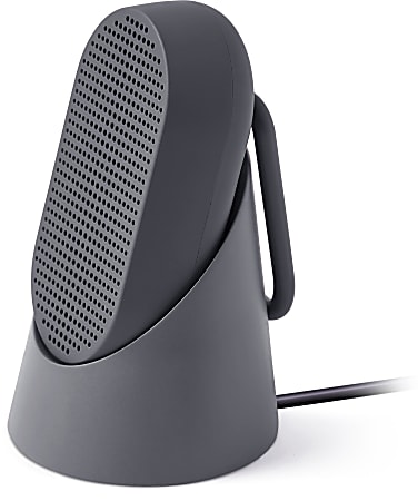 Lexon MINO T LA124 Bluetooth Speaker With Integrated Carabiner, Gray