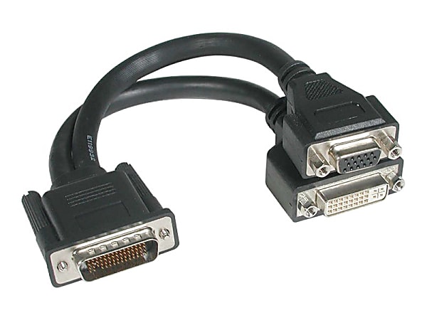 C2G 9" LFH-59 to DVI and VGA Break-out Cable