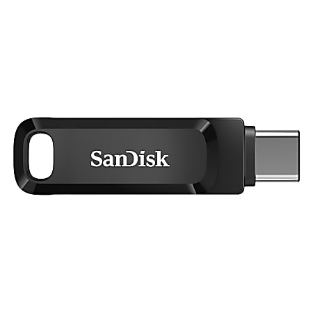 SanDisk USB Type C Dual Drive 512 GB Black - Office Depot