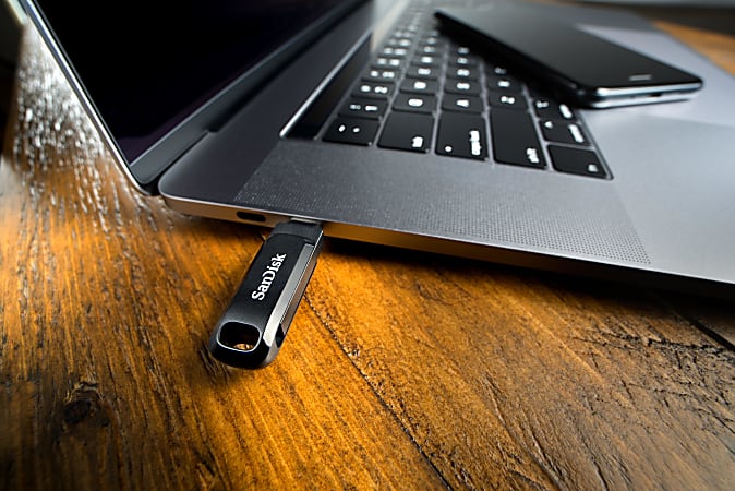 SanDisk USB Type C Dual Drive 512 GB Black - Office Depot