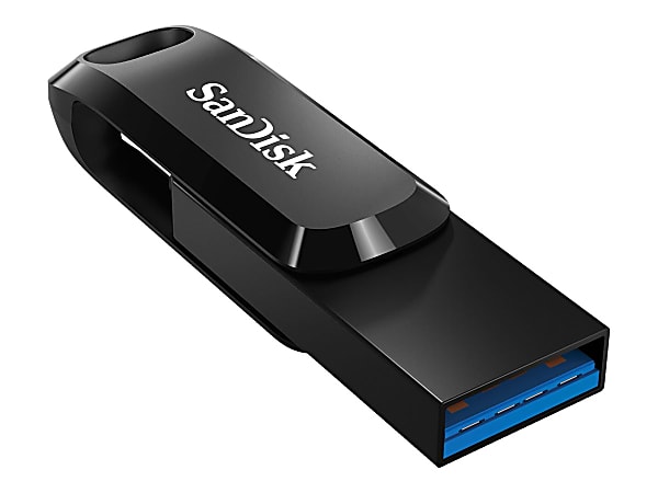 SanDisk USB Type C Dual Drive 512 GB Black - Office Depot