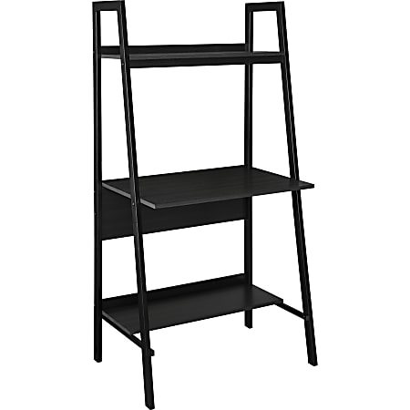 Altra Metal Frame Ladder Desk, 60"H x 36"W x 21"D, Black
