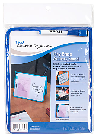 Mead® Dry-Erase Activity Station, Blue