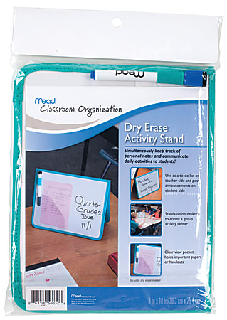 Mead® Dry-Erase Activity Station, Teal
