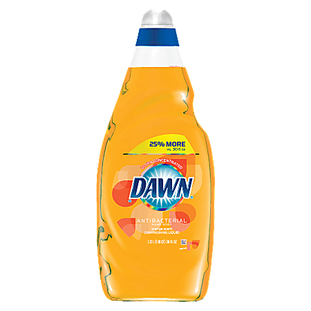 Dawn® Antibacterial Dishwashing Liquid, 38 Oz., Orange Scent
