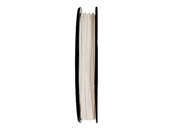 MakerBot 3D Printer PLA Filament, White, 0.07"