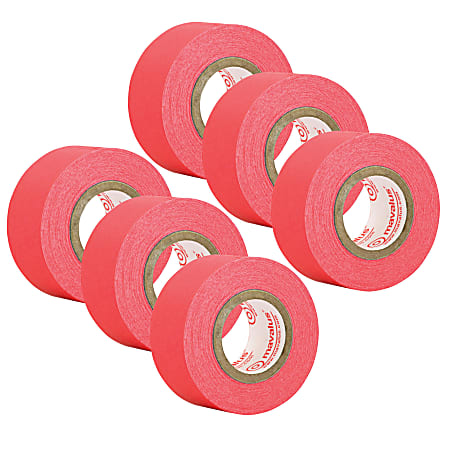 Mavalus Tape 1 x 324 Red Pack Of 6 - Office Depot