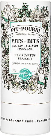 Poo-Pourri Pit-Pourri™ Natural Deodorant, Eucalyptus Sea Salt/Ocean Spray Mist/Citrus Sparkle, 2 Oz, Pack Of 6