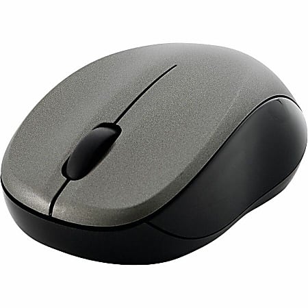 Verbatim Silent Wireless Blue LED Mouse - Graphite - Blue LED/Optical - Wireless - Radio Frequency - Graphite - 99769