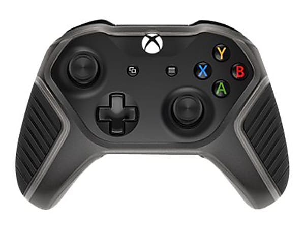 OtterBox Xbox One Antimicrobial Easy Grip Controller Shell - For Microsoft Gaming Controller - Dark Web Black, Silver Metallic - Anti-slip, Abrasion Resistant, Bacterial Resistant, Scuff Resistant, Sweat Resistant - Retail