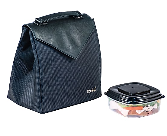 Fit & Fresh Professional North Station Lunch Bag, Black