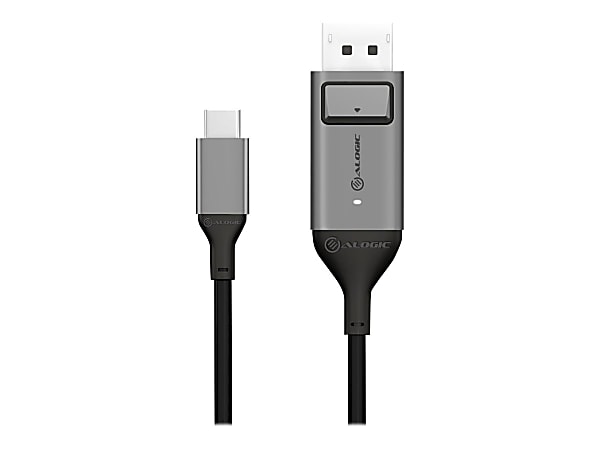 ALOGIC Ultra - DisplayPort cable - 24 pin USB-C (M) to DisplayPort (M) - 3.3 ft - 4K support - space gray
