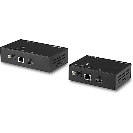 StarTech.com HDMI Over CAT6 Extender - Power Over Cable - 4K 60Hz Up to 70m / 230 ft - 1080p 60Hz up to 100m / 328 ft - Extend HDMI over CAT5/CAT6 cabling to a remote location with support for 4K 60Hz at 70m / 230 ft and 1080p 60Hz at 100m / 328 ft