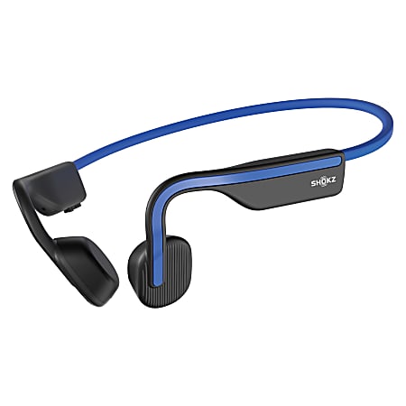 Shokz OpenMove Behind The Ear Headphones With Mic And Bluetooth, Blue