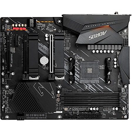 Aorus Ultra Durable B550 AORUS ELITE AX V2 Desktop Motherboard - AMD B550 Chipset - Socket AM4 - ATX - Ryzen 3, Ryzen 5, Ryzen 7, Ryzen 9, Ryzen 3 PRO, Ryzen 5 Pro, Ryzen 7 PRO, Ryzen 9 PRO Processor Supported - 128 GB DDR4 SDRAM Maximum RAM