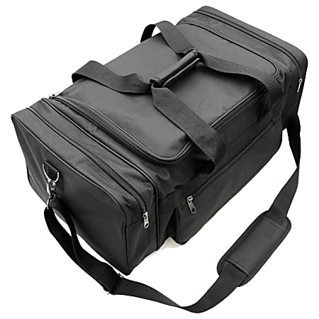 CaseMatix All-in-One Rugged Duffel Bag Carrier, 22”H x 13”W x 22”D, Black