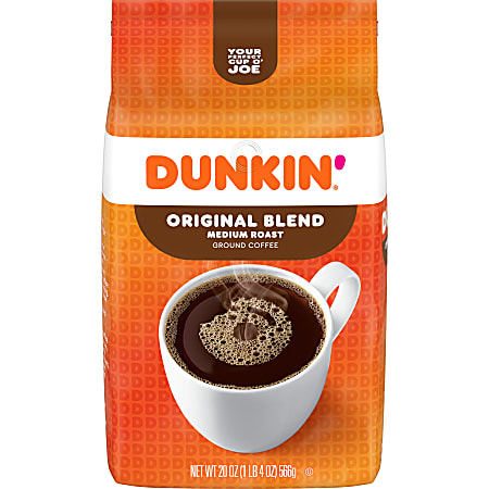 Dunkin' Donuts® Original Blend Ground Coffee, Medium Roast, 20 Oz Per