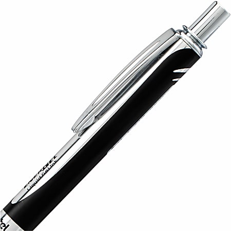 Pentel EnerGel Alloy Retractable Gel Pen Medium Point 0.7 mm Black
