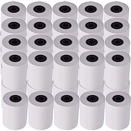 ICONEX Thermal, Direct Thermal Receipt Paper - White - 2 1/4" x 55 ft - 50 / Carton - BPA Free