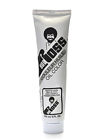 Bob Ross Landscape Oil Colors, 5 Oz, Titanium White, Pack Of 2
