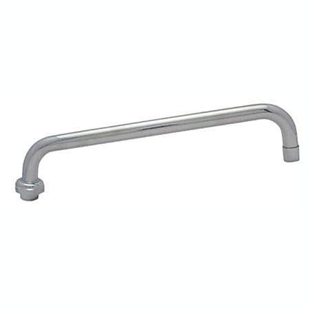 T&S Brass Swing Nozzle With Laminar Flow Device Outlet, 12", Stainless Steel