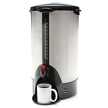 Coffee Pro 100 Cup Commercial Coffee Urn, Stainless Steel