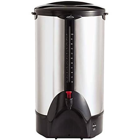 GymChoice 100 Cup Commercial Coffee Maker, Stainless Steel Large Coffee  Dispenser For Quick Brewing,Stainless Steel Coffee Urn Perfect For Meeting