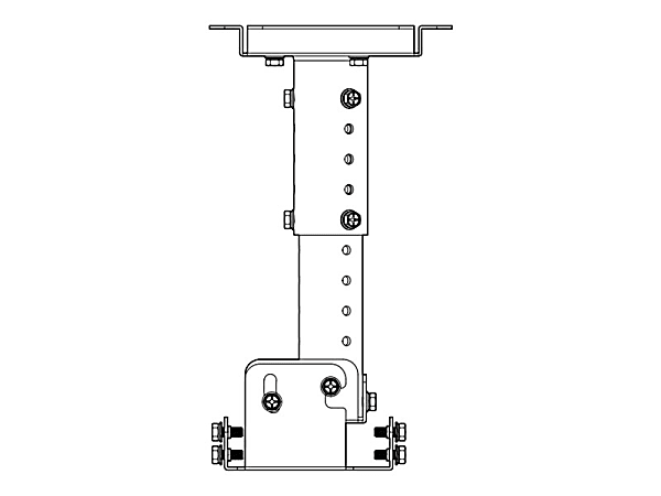 Panasonic ET-PKL100H - Mounting kit (ceiling bracket, attachment plate, 2 adjuster poles, 2 angle adjusters) - for projector - for PT-LB306, LRW35, LRZ35, TMZ400, TW380, TW381, TX350, TX440, VMZ50, VMZ51, VMZ61, VMZ71