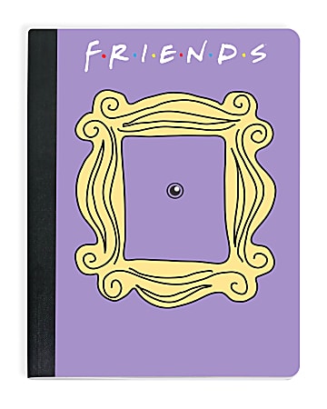 Innovative Designs Licensed Composition Notebook, 7-1/2” x 9-3/4”, Single Subject, College Ruled, 100 Sheets, Friends