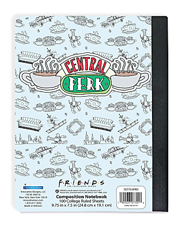 Innovative Designs Licensed Composition Notebook 7 12 x 9 34 Single ...