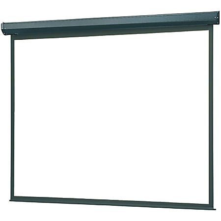 InFocus SC-MOT-84 84" Electric Projection Screen - Yes - 4:3 - Matte White - Wall Mount, Ceiling Mount