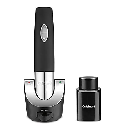 Cuisinart Electric Wine Opener with Charging Base, Total Qty 1