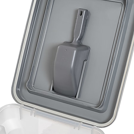 Iris Airtight Container 67 Qt Gray Office Depot