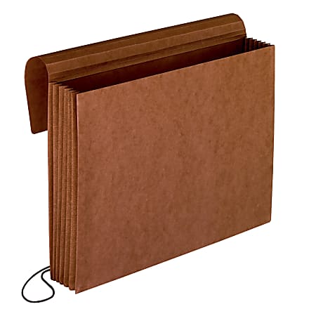 Pendaflex® Redrope Standard Expansion Wallets, 5 1/4" Expansion, Letter Size, 30% Recycled, Red, Pack Of 10 Wallets