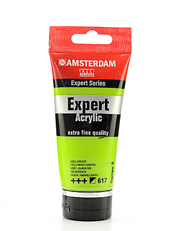 Amsterdam Expert Acrylic Paint Tubes, 75 mL, Yellowish Green, Pack Of 2