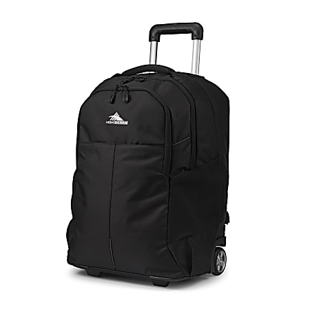 High Sierra Powerglide Pro Backpack With 15.6" Laptop Pocket, Black