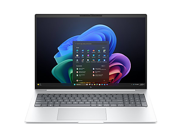 HP EliteBook 8 G1i 16" Copilot+ PC Notebook, Intel Core Ultra 7 268V, vPro Technology, 32 GB, 1 TB SSD, Windows 11 Pro, Glacier Silver Aluminum