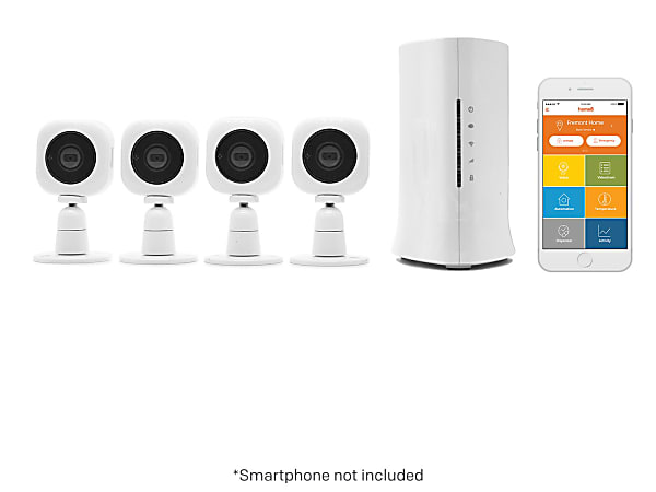 Home8 Mini Cube HD 4-Camera Ultra-Secure Starter Kit