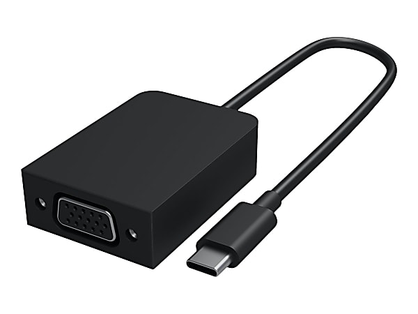 Microsoft Surface USB-C to VGA Adapter - Adapter - 24 pin USB-C male to HD-15 (VGA) female - commercial - for Surface Book 2
