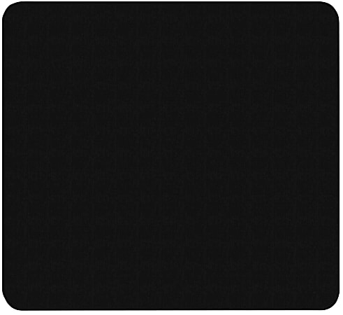Allsop® Soft Cloth Mouse Pad, 8" x 8.75", Black, 28229