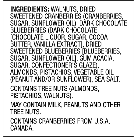 Orchard Valley Harvest OMG Omega-3 Mix - Gluten-free, No Artificial Color, No Artificial Flavor, Preservative-free, Resealable Bag - Crunch, Walnut, Dried Cranberries, Pistachio, Almond - 1 Serving Bag - 2 oz - 14 / Carton