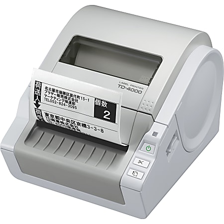 Brother TD4000 Monochrome Black And White Direct Thermal ...