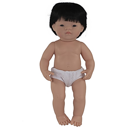 Miniland Educational Anatomically Correct 15" Baby Doll, Asian Boy