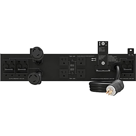 Vertiv Liebert POD PD5, (2) NEMA L6-30R| (4) NEMA 5-15/20R| UPS Maintenance Bypass for GXT5 (PD5-003), 22.5"W x 10.5"D x 9.1"H