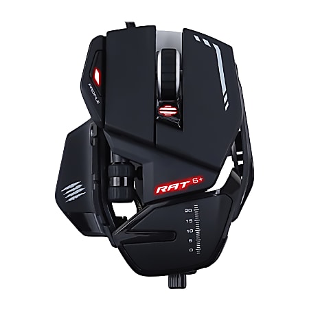 Mad Catz R.A.T. 6+ Corded Optical Gaming Mouse,