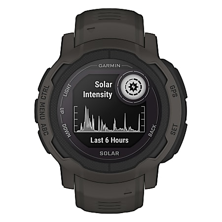 Garmin Instinct 2 Solar GPS Smartwatch Graphite - Office Depot Garmin Instinct 2 Solar GPS Smartwatch Graphite - Office Depot
